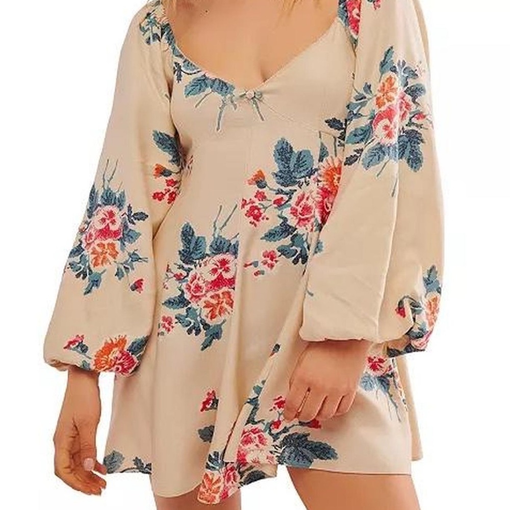 Free People Floral Mini Dress